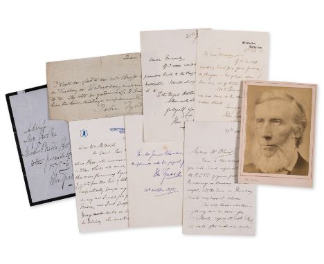 Tyndall (John, physicist and mountaineer, 1820-93) 40 Autograph Letters signed or initialled to a variety of correspondents, 