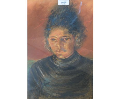 Louis Klien, pastel drawing, portrait of a lady, 18.5ins x 14.5ins, gilt framed 