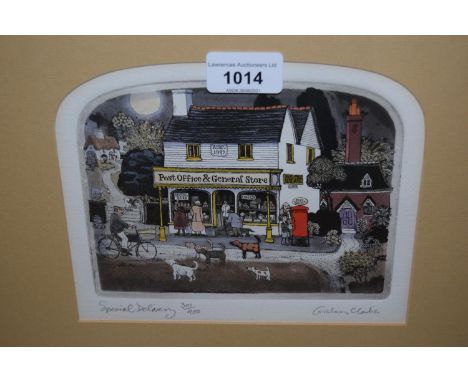 Graham Clarke, pair of signed Limited Edition etchings, ' Special Delivery ' No. 301 of 400 and ' Beside the Seaside ' No. 30
