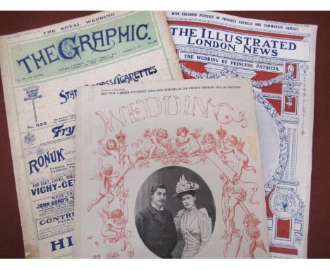 Various items of ephemera relating to Royal weddings, Prince Arthur of Connaught and the Duchess of Fife, supplement to The G