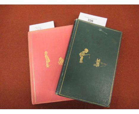 A.A. Milne, one volume ' Winnie the Pooh ' First Edition 1926, together with ' The House at Pooh Corner ' First Edition 1928B