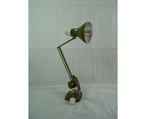 Hadrill and Horstmann green adjustable angle poise Lamp 