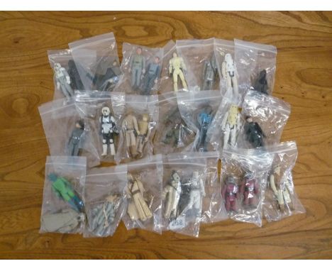 Collection of 25 Star Wars Return of the Jedi, Empire Strikes Back and other Kenner figure inc. Bespin Security Guard, Ewok e