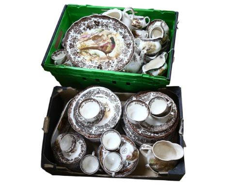 A large quantity of Royal Worcester Palissy Game Series dinner and teaware 