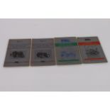 4x Ferguson implement instruction books: Single Row Beet Topper, Single & Two Row Beet Lifter,