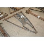 Massey Ferguson pick-up hitch. Comprising T-bar, drop arms and hook.