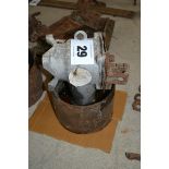 Ferguson PTO pulley. With saw bench bracket.