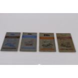 4x Ferguson implement instruction books: Disc Plough, Cordwood Saw, Universal Seed Drill, Fertiliser