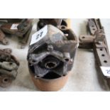 Massey Ferguson PTO pulley. With saw bench bracket.