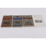 3X Ferguson tractor instruction books: Diesel, Carburettor and 35. Together with a Silsoe report