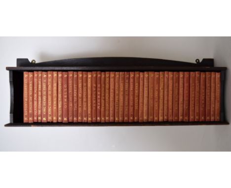 The Temple Shakespeare, forty volumes with Shakespeare motto "Non Sans Droict" inside each book, published by J.M.Dent 1896 i