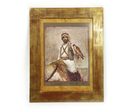 Mersad Berber (Bosnian, 1940-2012)EmirataLithograph, signed and titled,76 x 54cm