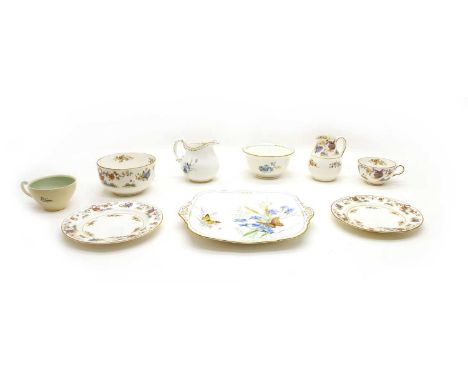 Two Royal Worcester part china tea sets, pattern numbers 1757 and 895, and a childs teaset,Condition report: Childs teaset - 
