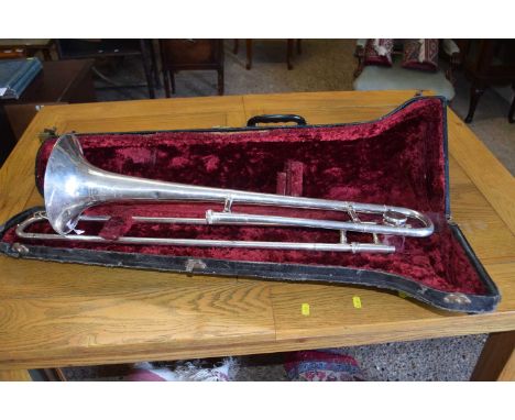 Vintage Besson Class A silver plated trombone