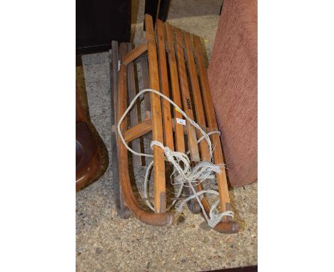 Two vintage sledges