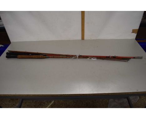 Two vintage fishing rods