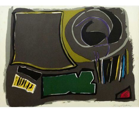 Tony O'MALLEY (1913-2003) Grey and Green Abstract, 1980 



Screenprint, signed, image 37.5 x 50 cm, framed 52 x 67cm
From th