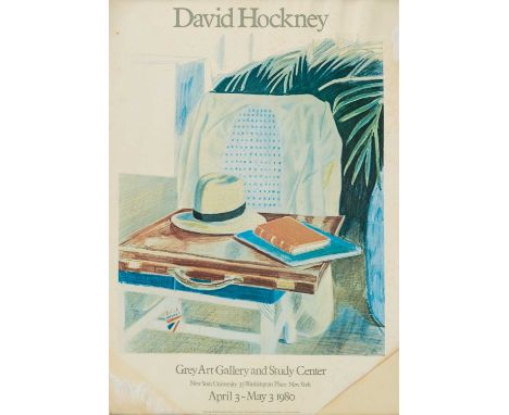 David HOCKNEY (1937) 'Grey Art Gallery and Study Center' (1980) Poster, 95cm x 68cm.
 
The original poster for an exhibition 