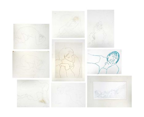 Sheila OLINER (1930-2020) A Drypoint Etching and Other Original Works Laura, drypoint etching, signed, plate size 40.5cm x 30