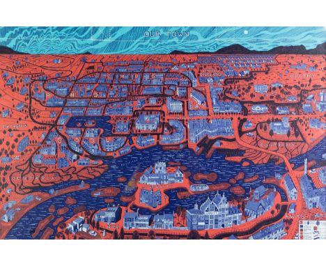 Grayson PERRY (1960) Our Town Screenprint, 39cm x 60cm.
 
Shipping is available from £25.22 to a UK Mainland address.