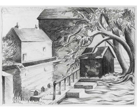 Billie WATERS (1896-1979) The Old Mill  Lithograph, 20cm x 28cm, 39.5cm x 47cm framed.
Shipping is available from £25.22 to a