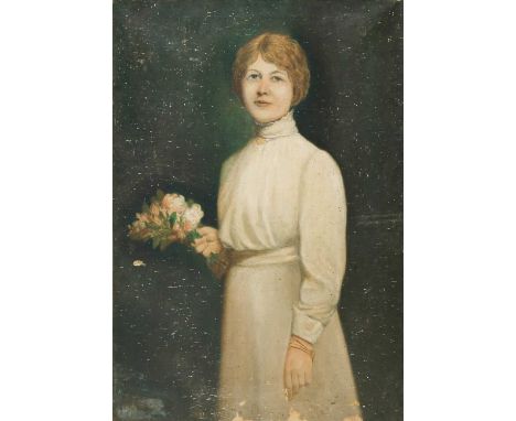 Victorian School Portrait of a Lady with Flowers Oil on canvas, 66cm x 46cm.
Shipping is available from £32.50 to a UK Mainla