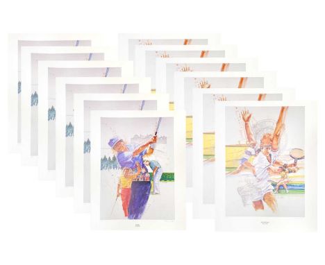 Doug KEITH (XX-XXI) 'Advantage' and 'Fore' Limited edition prints of each title, seven editions of 'Advantage, including 1/85