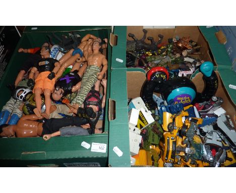 Large selection of various toys inc Action Man in 3 boxes