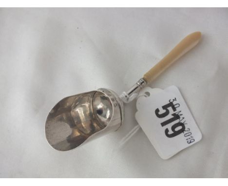 Georgian caddy scoup with MOP handle, B'ham by  JW         