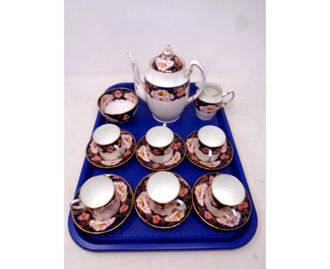 A tray of fifteen piece Royal Standard bone china coffee service 