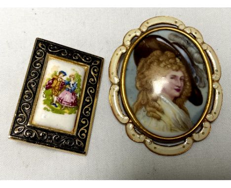 Two vintage brooches  
