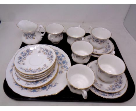 A tray of twenty piece Royal Kent bone china tea service 