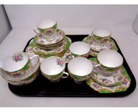 A tray of twenty one piece Royal Grafton bone china tea service 