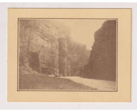 Cigarette card, R &amp; E Boyd, Places of Interest, 'M' size, type card, no 7 Cheddar Gorge (vg) (1) 