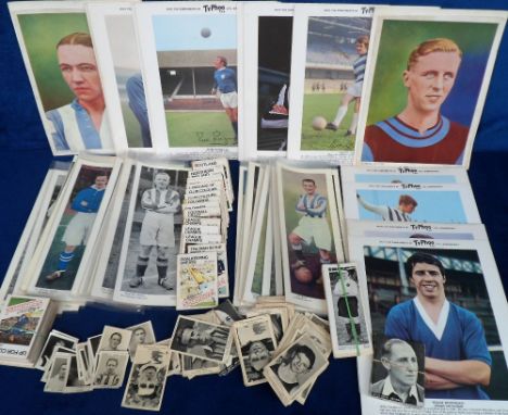 Trade cards, Football, a mixed quantity of cards, various issuers and ages inc. Topical Times, Thomson, Typhoo Premium Issues