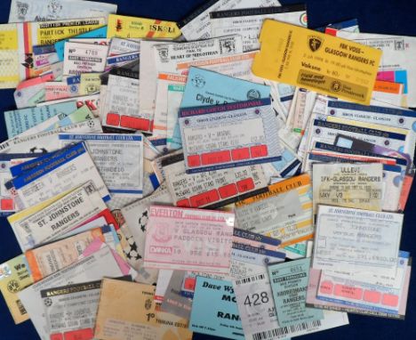Football tickets, Glasgow Rangers, a collection of 200+ match tickets, all 1990's inc. Rangers v Man Utd Fr 1990, Leeds Utd v