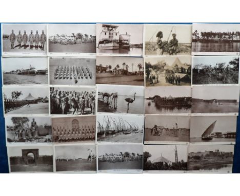 Postcards, Sudan, a good comprehensive collection of approx. 108 cards (all RPs) with a few East Africa types. The majority p
