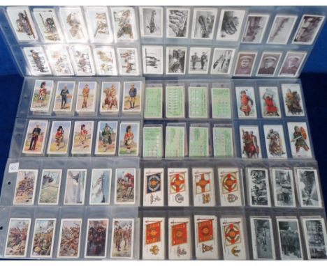 Cigarette cards, Military, a collection of 10 sets, B.A.T Britain's Defenders (mauve front), Gerard, Modern Armaments (unnumb