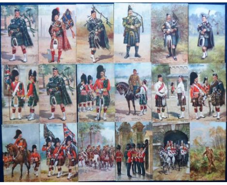 Postcards, Military, a selection of 6 sets of 6 cards published by Tuck in their Oilette series, inc. 'The British Army' no. 