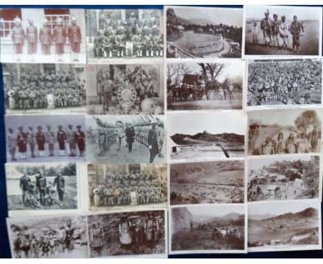 Postcards, Military, a collection of 29 military related cards inc. 19 NWFP cards with Kuldana Barracks, Camel Conveyance, Tr