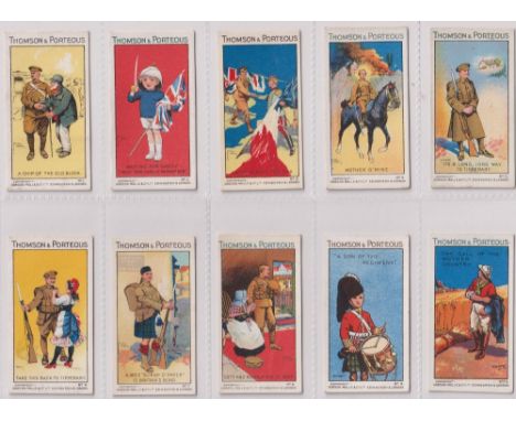 Cigarette cards, Thomson &amp; Porteous, The European War Series (set, 20 cards) (gen gd)