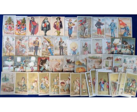 Trade cards, France, a collection of approx. 110 cards from late 19th/early 20th Century, single issues and part-sets, variou