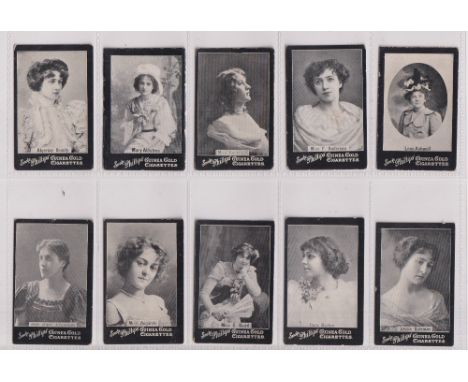 Cigarette cards, Phillips, Guinea Gold Series (Different), Actresses, unnumbered (134/135, missing Lily Hanbury), Phillips re