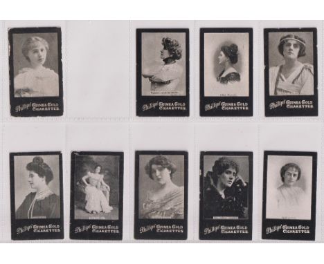 Cigarette cards, Phillips, Guinea Gold Series, Actors, Actresses, Ships, Jockeys, Racehorses, Athletes, Cricketers, Statesmen
