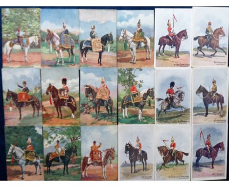 Postcards, Military, a selection of 3 Gale &amp; Polden published military sets inc. Military Drum Horses (set of 12), Mounte