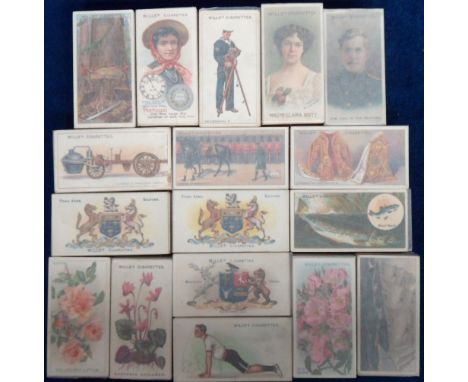 Cigarette cards, Wills, a collection of 17 wrapped sets, all appear to be complete but not individually checked inc. Allied A