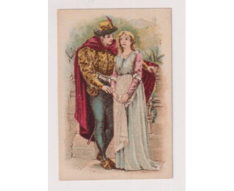 Cigarette card, USA, Pinkerton Tobacco Co, Panel Picture Miniatures, type card, play scene (gd) (1)