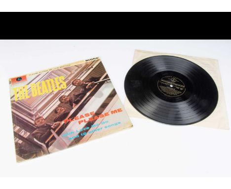 The Beatles LP, Please Please Me - Original UK First Press Mono release 1963 on the Black and Gold Parlophone label (PMC 1202