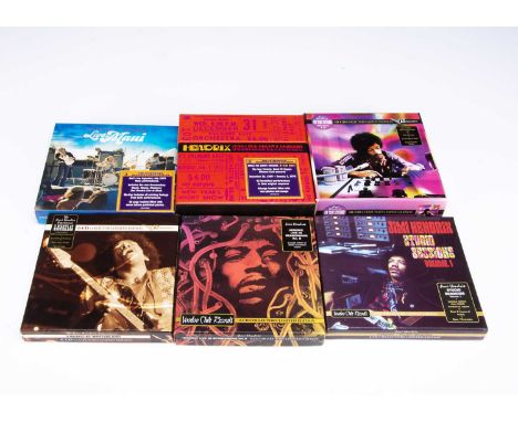 Jimi Hendrix Box Sets, fifteen Box Sets including Songs For Groovy Children, Live In Europe, In The Studio, Studio Sessions L