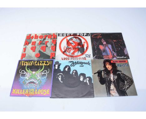 7" Singles, approximately four hundred 7" singles of mainly 1970s and 1980s Pop and Rock with artists including David Bowie, 